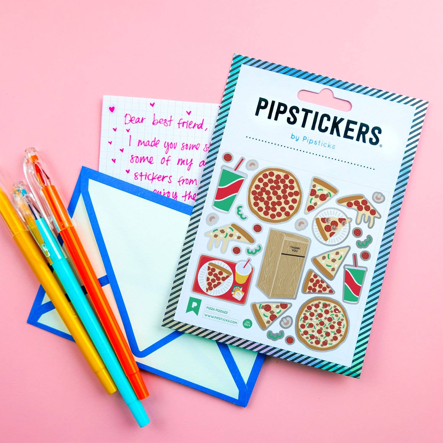 Pipsticks - Vente Autocollant - Pizza Pizzazz12