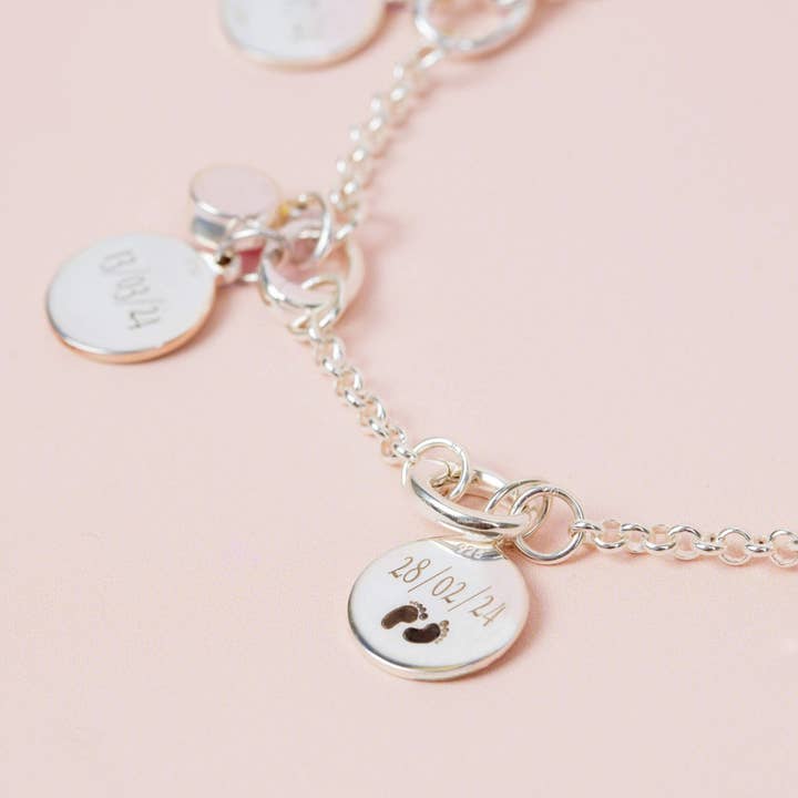 Gecko Jewellery - Wholesale Individual charm/pendant - 12mm Engravable Disc Pendant14