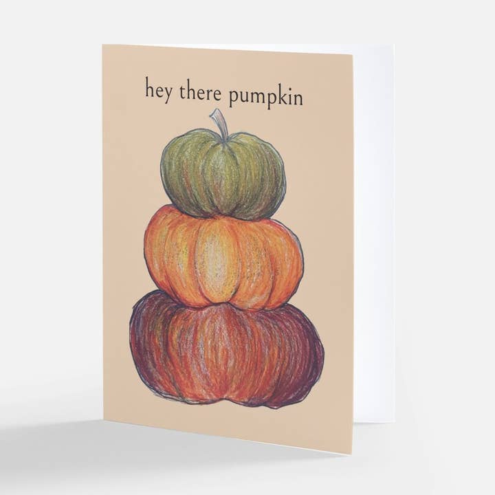 Hey There Pumpkin card for wholesale by mary draper design