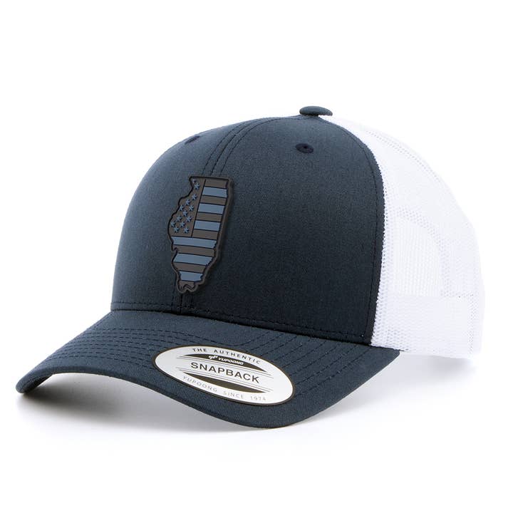 Eclipse Illinois Glory Curved Snapback Retro Trucker for wholesale by Griwolfe