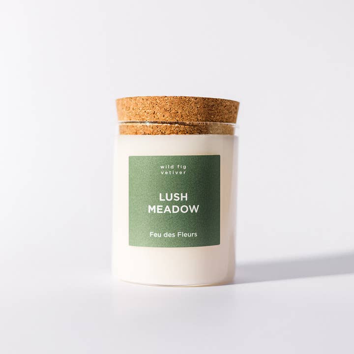 Feu des Fleurs – wholesale Jar/filled candle – Candle Lush Meadow - 320gr