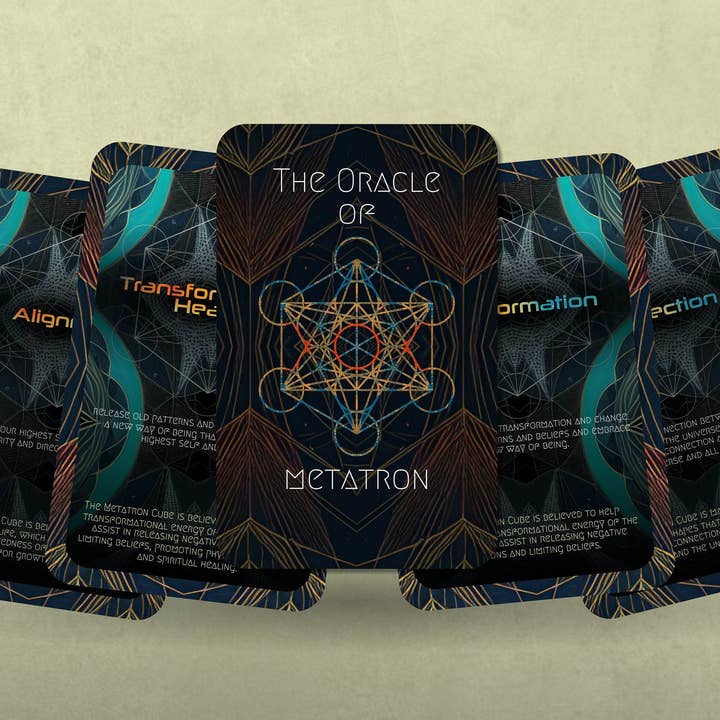 Ibiza Tarot USA - Wholesale Tarot Cards - The Oracle of Metatron - Sacred Geometry1