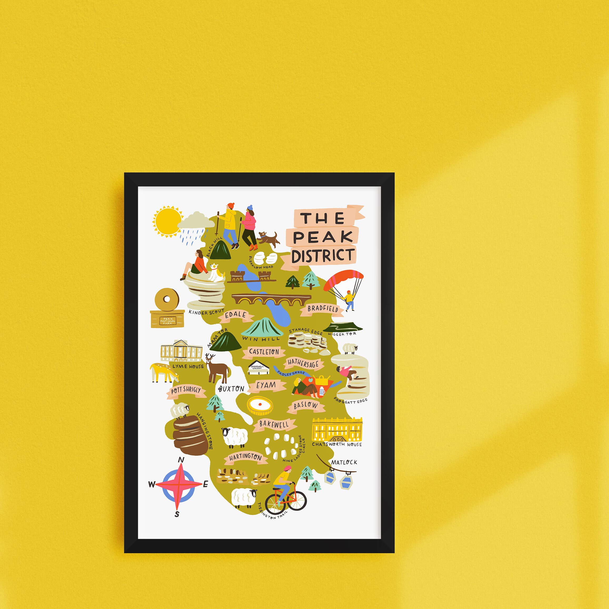 Lauren Radley – Engroshandel Kort – Kort - Peak District5