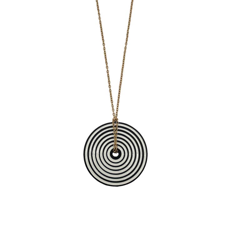 Line & Label - Wholesale Pendant/Charm Necklace - Vertigo Pendant
