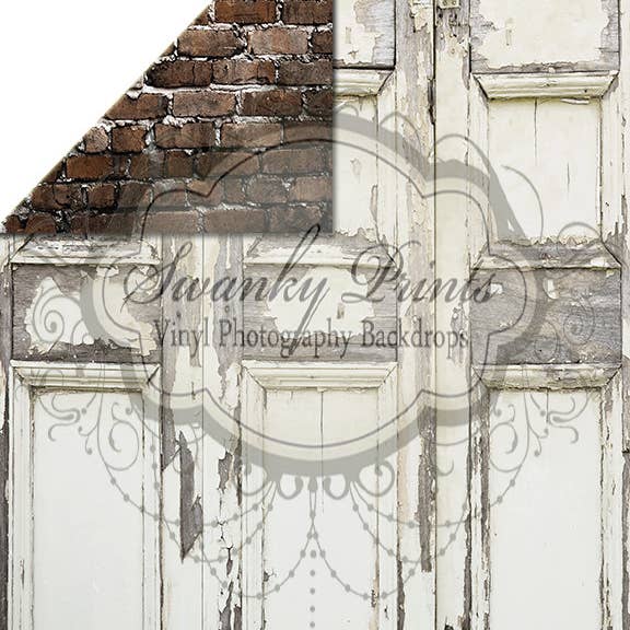 NEW ITEM/5 ft x 7ft Reversibel Vinyl Baggrund/Dobbelt for engroshandel hos Swanky Prints