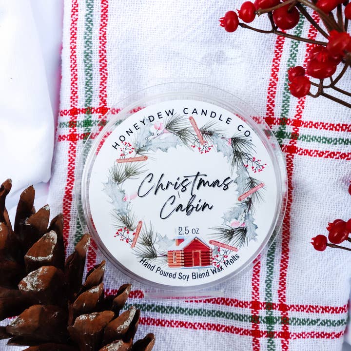 Honeydew Candle Co. - Wholesale Wax Melt - Christmas Cabin Wax Melts 2.5 oz1