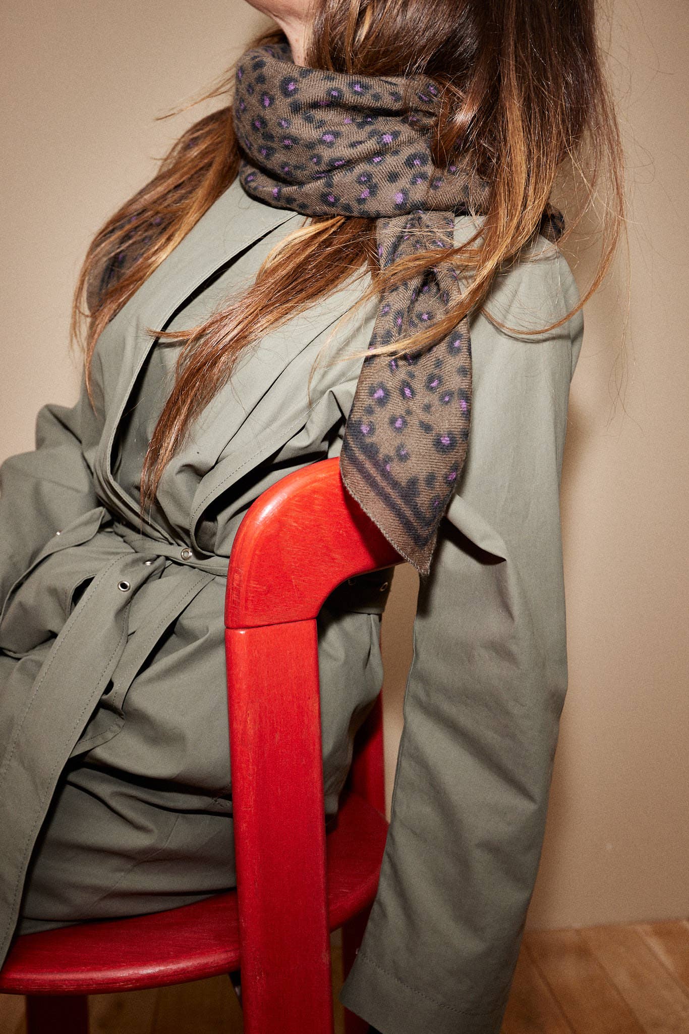 Gabrielle Paris - Wholesale Head Scarf - Women's - Leopard wool scarf6