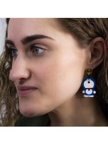 Doraemon oorbellen van methacrylaat voor wholesale door Marronynegro