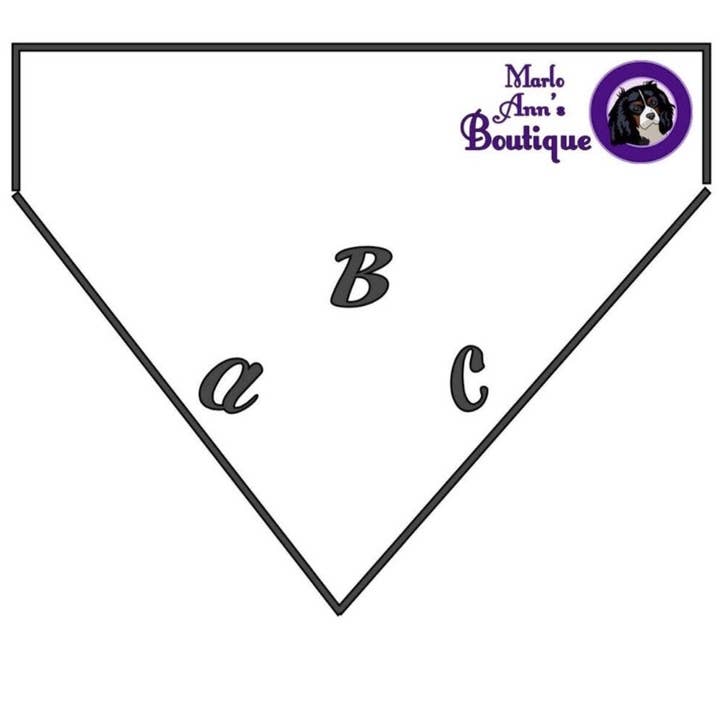 Bandana pour chien avec fontaine Soda pour la vente par Marlo Ann's Boutique