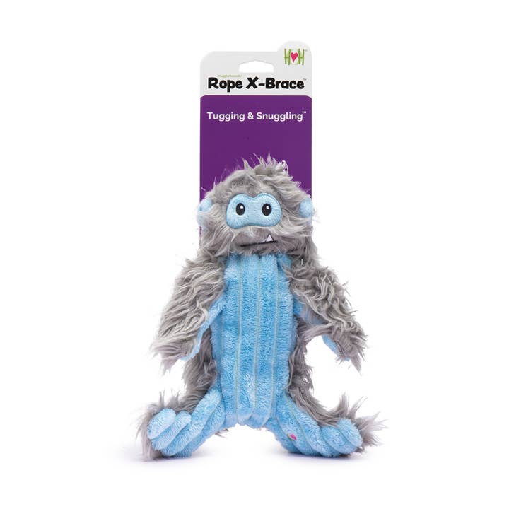 HuggleGroup – wholesale Pet plush toy – Dog – Shining Collection X-Brace™ Snowbro Plush Dog Toy2