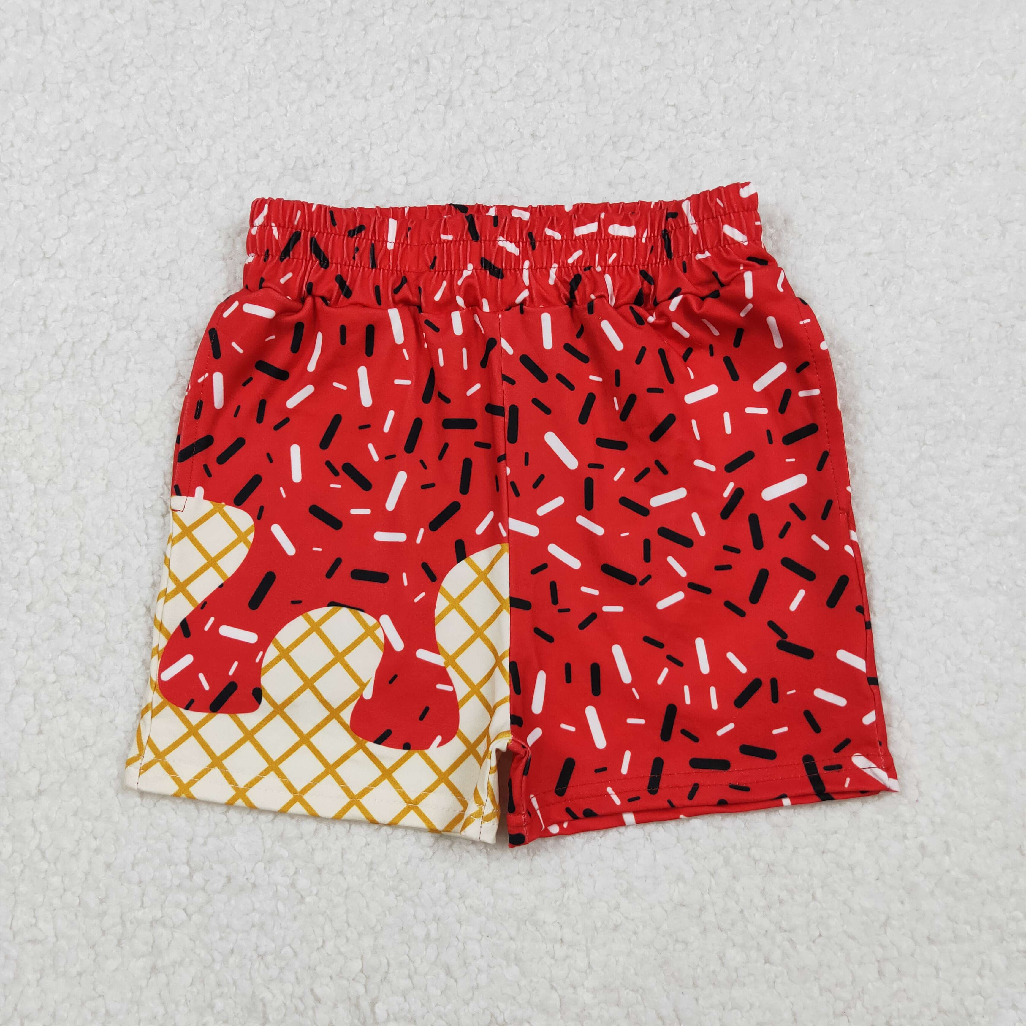 Aier Wholesale - Wholesale Shorts - Kids - Sibling Baby Boys Drip Sprinkles Team Shorts Bottom With Belt1