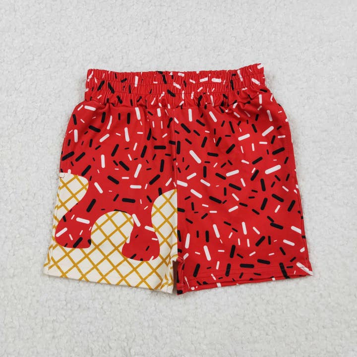 Aier Wholesale - Wholesale Shorts - Kids - Sibling Baby Boys Drip Sprinkles Team Shorts Bottom With Belt1