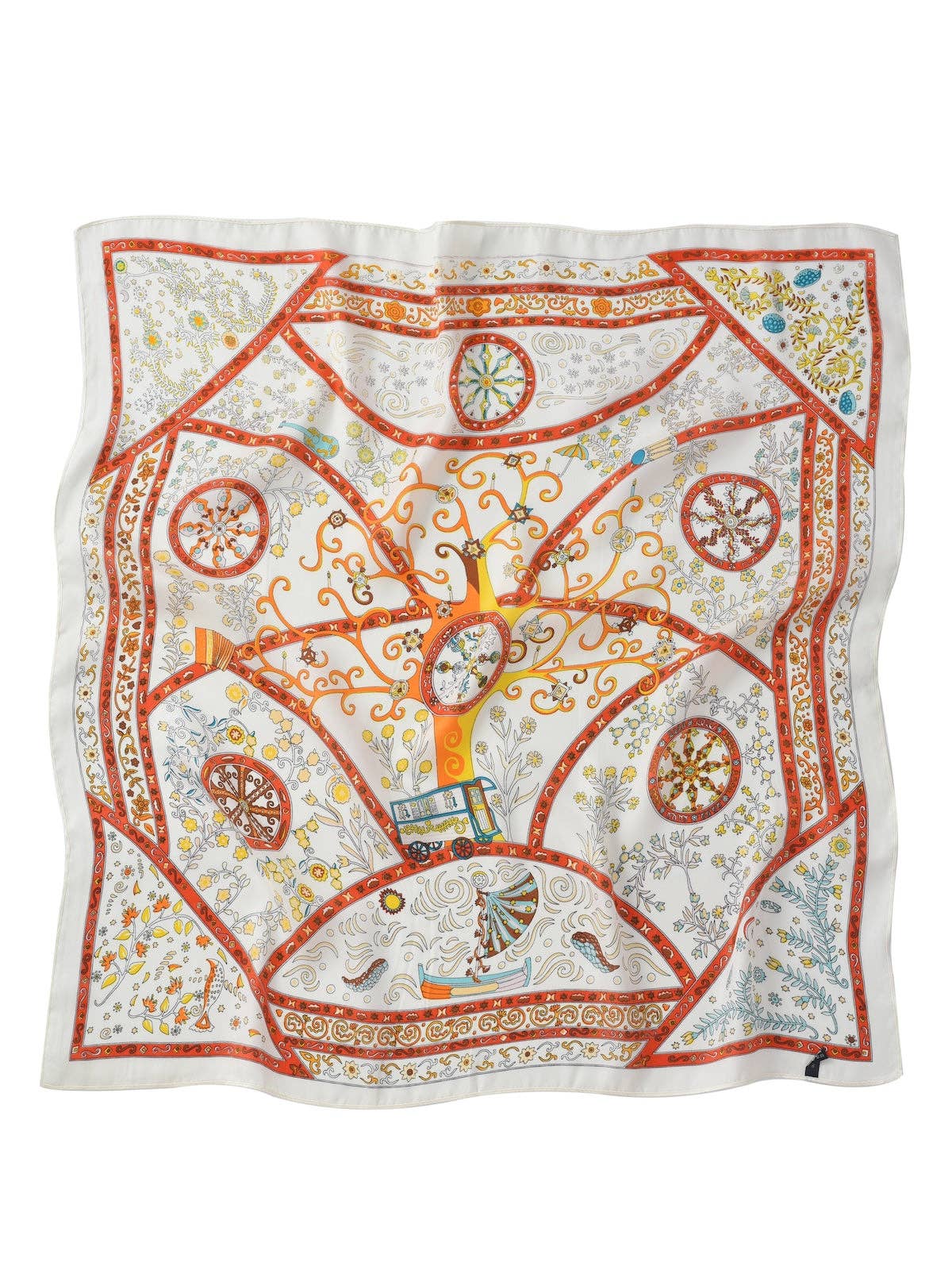 Funkyrel® Atzbranding Limited – wholesale Scarf – Women's – Scarvii - Vintage Pattern Square Scarf0