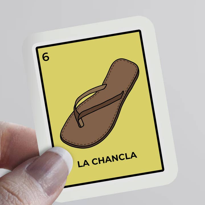 Chancla Sticker for wholesale by Pop Haste