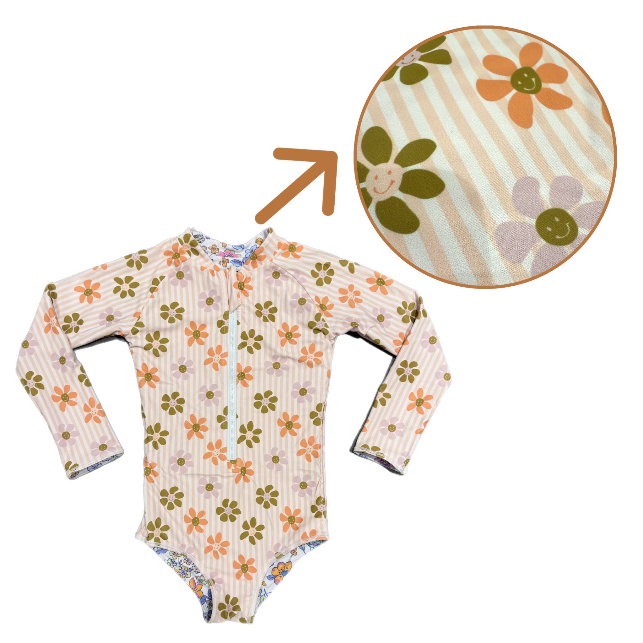 Quincy - Wholesale One Piece Swimsuit - Kids - Bay of Alice Reversible One Piece1