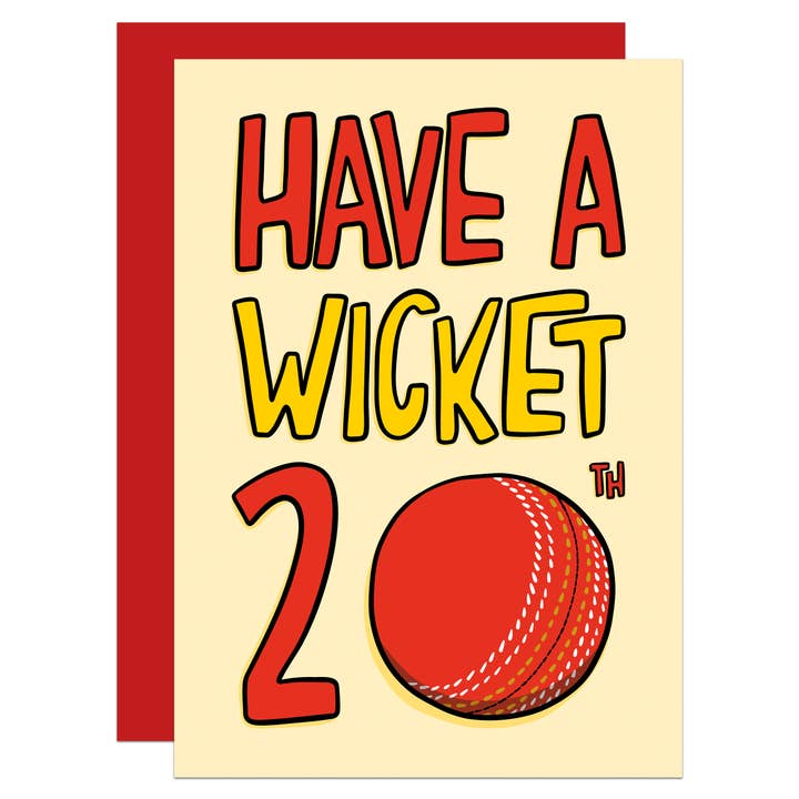 Cricket Milestone Birthday A6 Card for wholesale by TeePee Creations