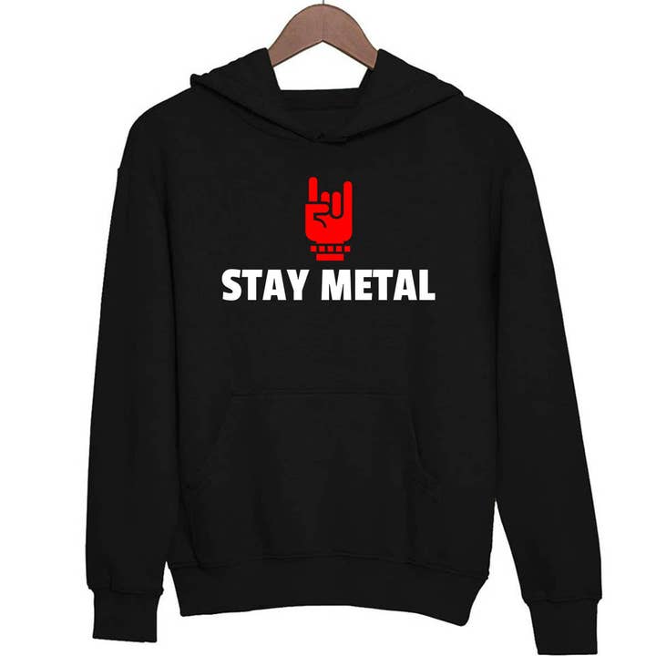 Planetee – Engroshandel Hoodie – Unisex – Stay Metal hættetrøje