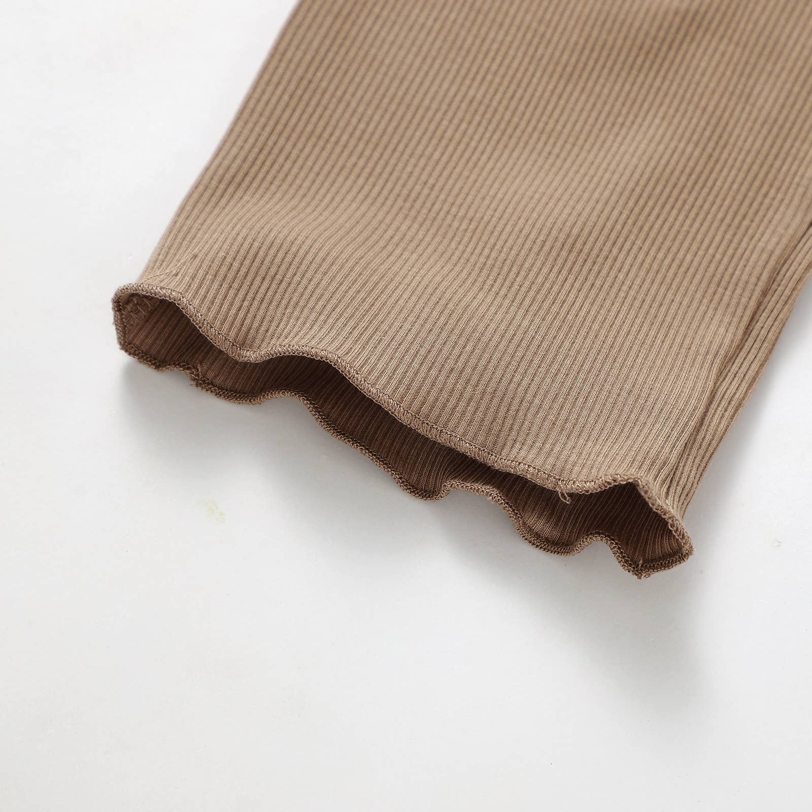 Almond Bud - Wholesale Top en broek set - Kinderen - De Kleine Elfjes Set | Geribd Bamboe Meisjes Set | Baby Peuter8