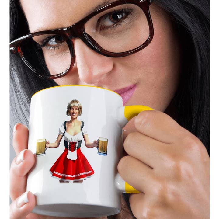 3dRose - Wholesale Coffee Mug - 3dRose, Oktoberfest Girl with Beer, Mug1