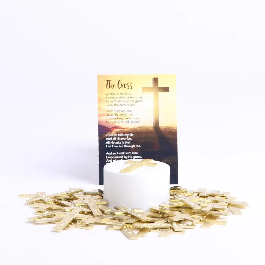 Swanson Christian Products - Vente Jeton/pièce de collection - Réponses de Dieu Croix de Poche Prières Or - Paquet de 502