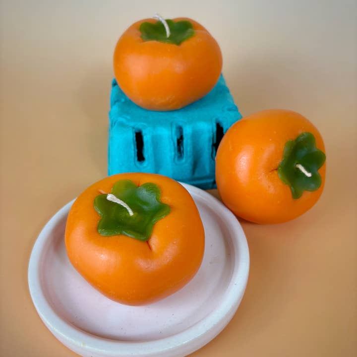 The Wednesday Co - Wholesale Novelty Candle - Buena Suerte Persimmon - Persimmon Candle1