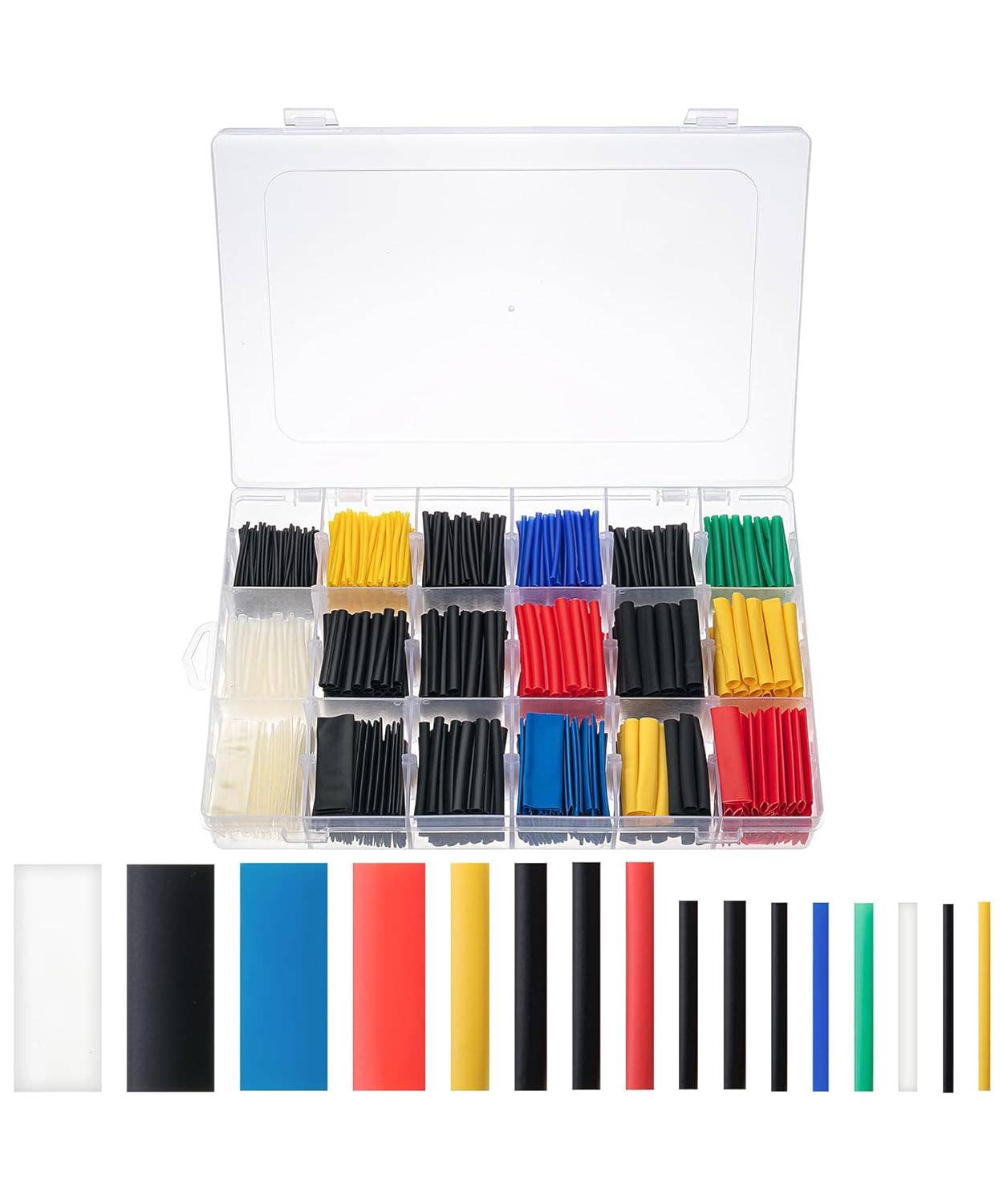 Bates Choice - Wholesale Craft Tool - Bates- Wire Heat Shrink Tubing Kit, 11 Sizes, 2:1 Ratio