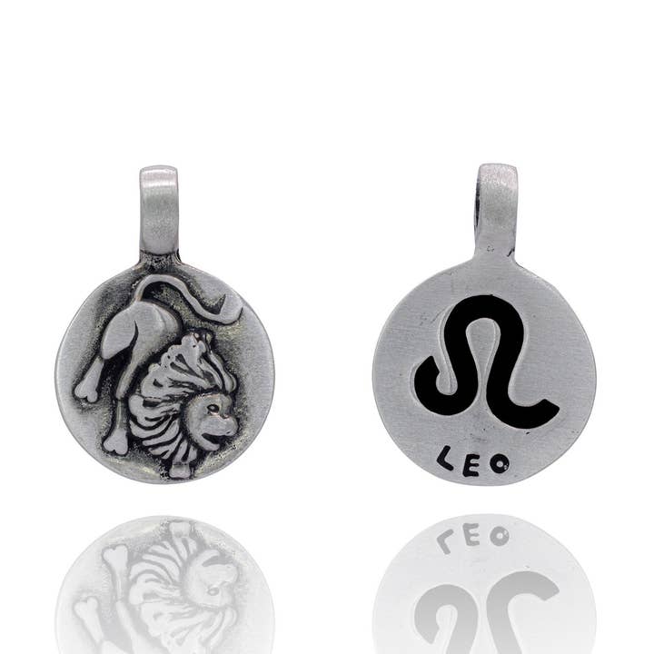 Zodiac Pewter Pendant Necklace - Leo for wholesale by Nirvana LLC