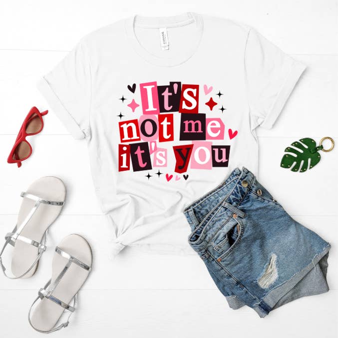 T-shirt à manches courtes Valentine's Times - Ce n'est pas moi, c'est toi pour la vente par Kulture Designed Co.