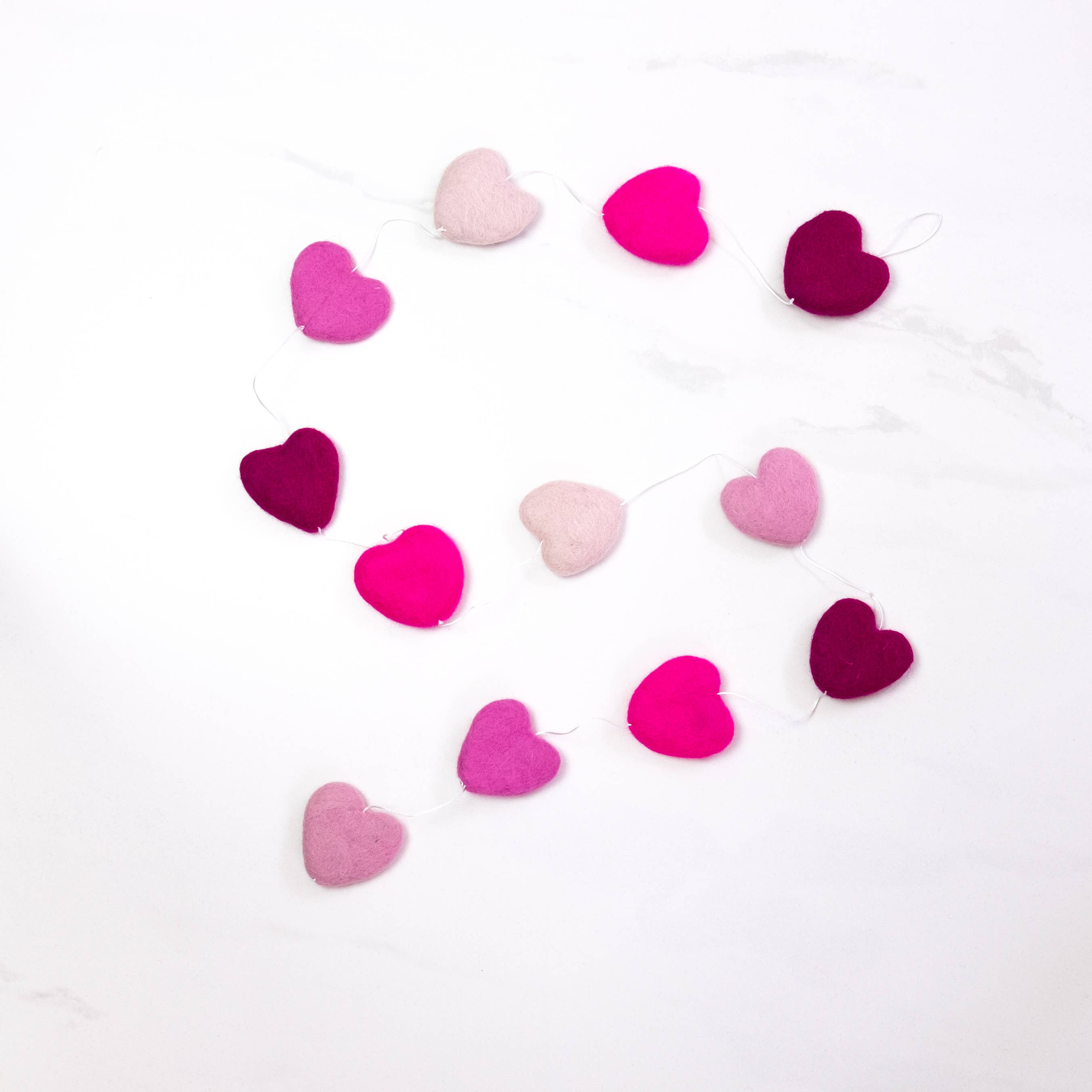 The Winding Road - Wholesale Bunting/Garland - Garland - Valentine's - Pink Hearts2