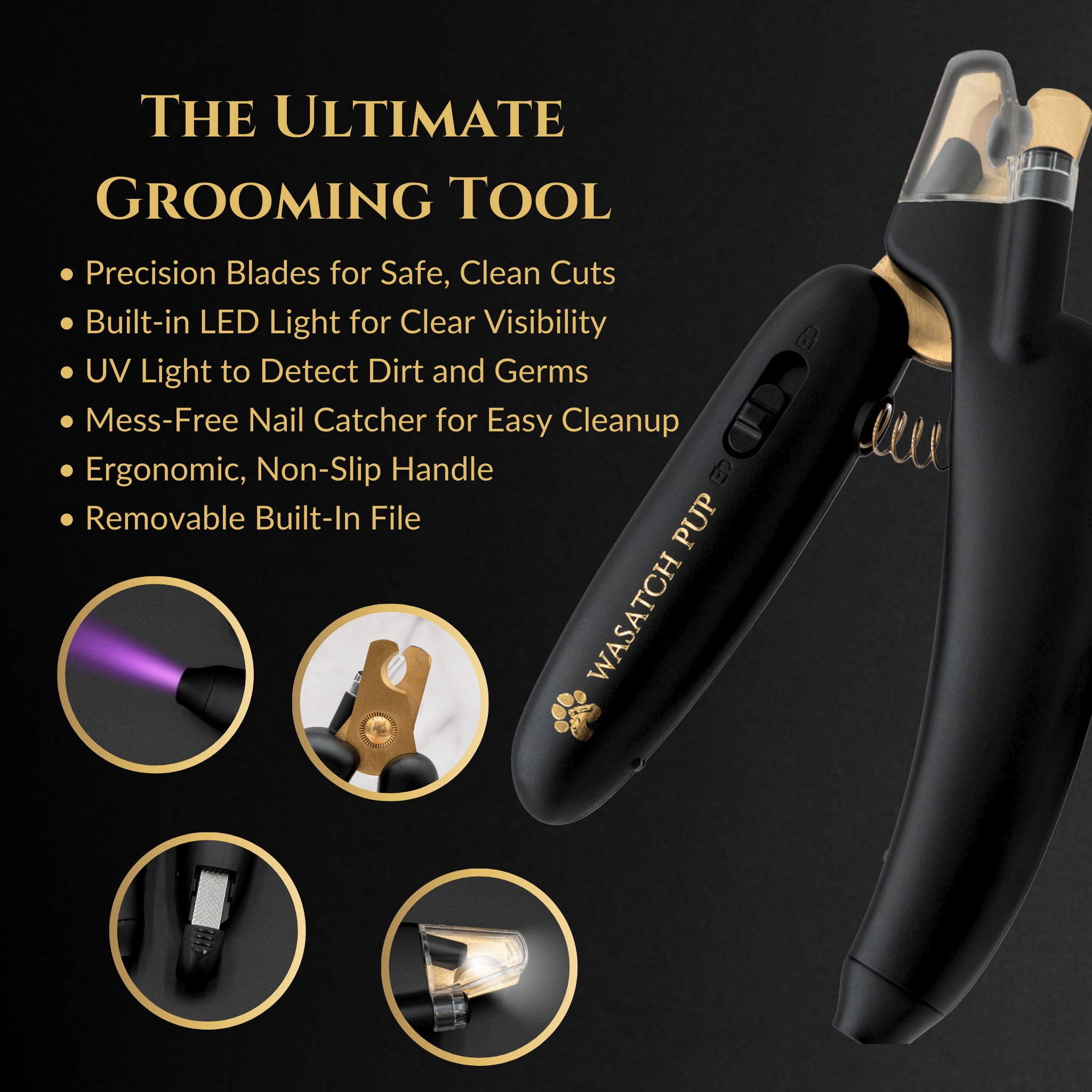 Wasatch Pup - Wholesale Nail Clipper/Scissor - 3 in 1 Nail Clippers8