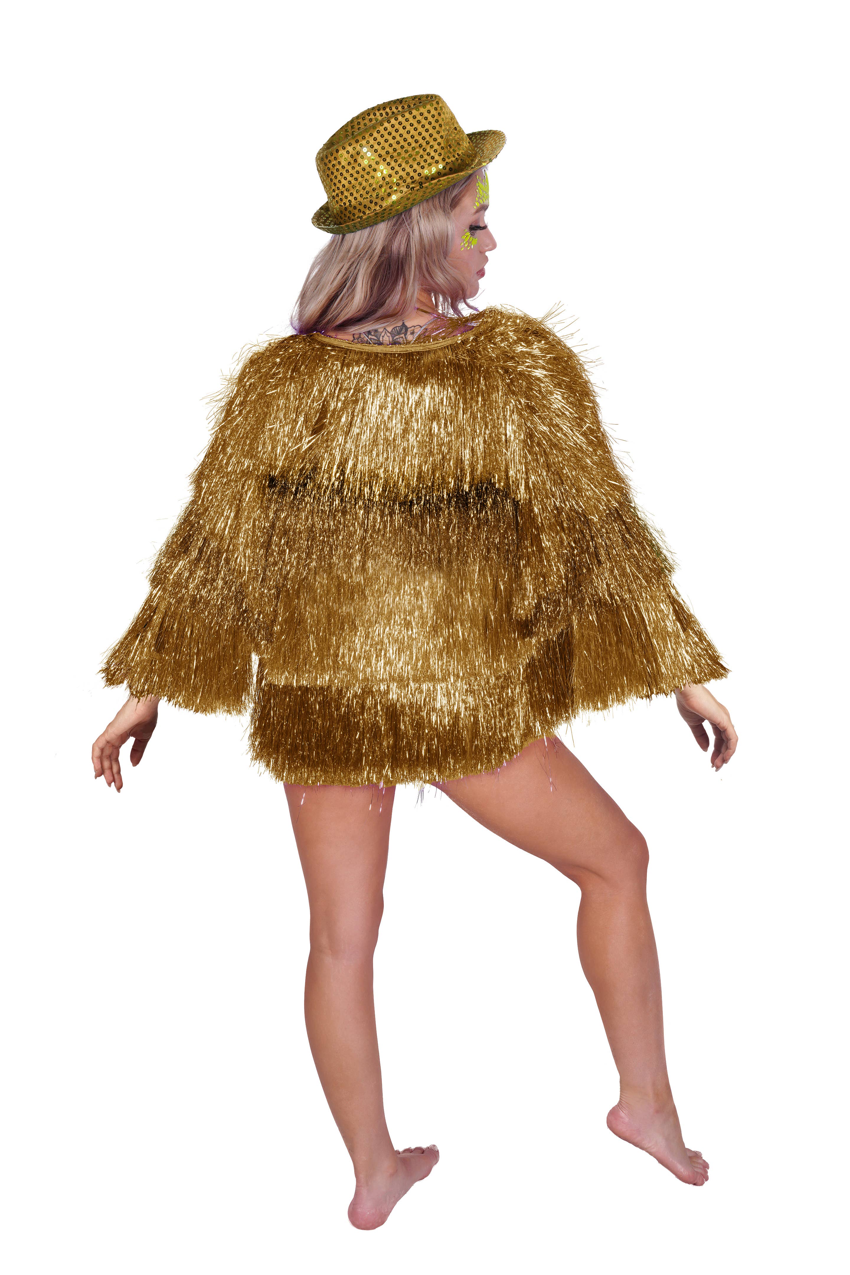 Western Fashion - Wholesale Coat - Women's - Gold 3 layer tassel coat0