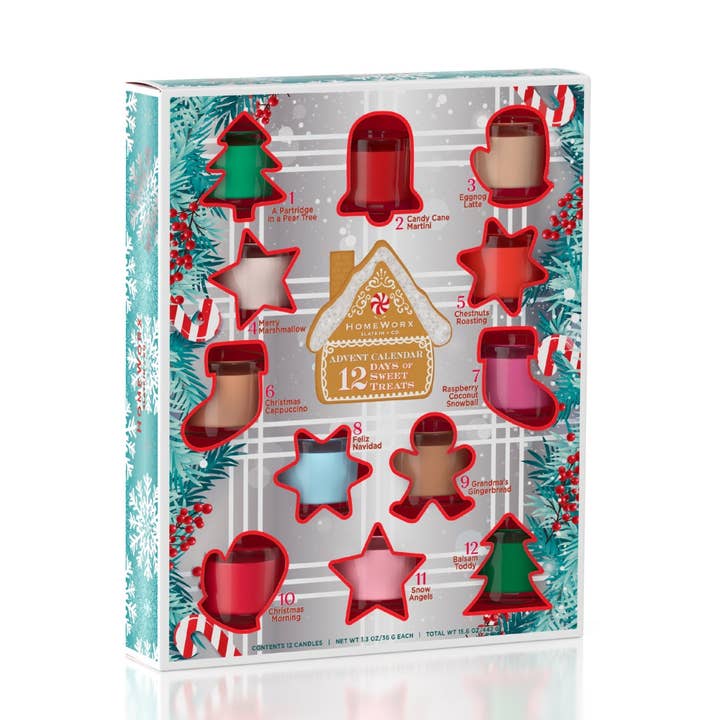 12 Days of Sweet Treats Advent Calendar for wholesale by HomeWorx by Slatkin + Co.