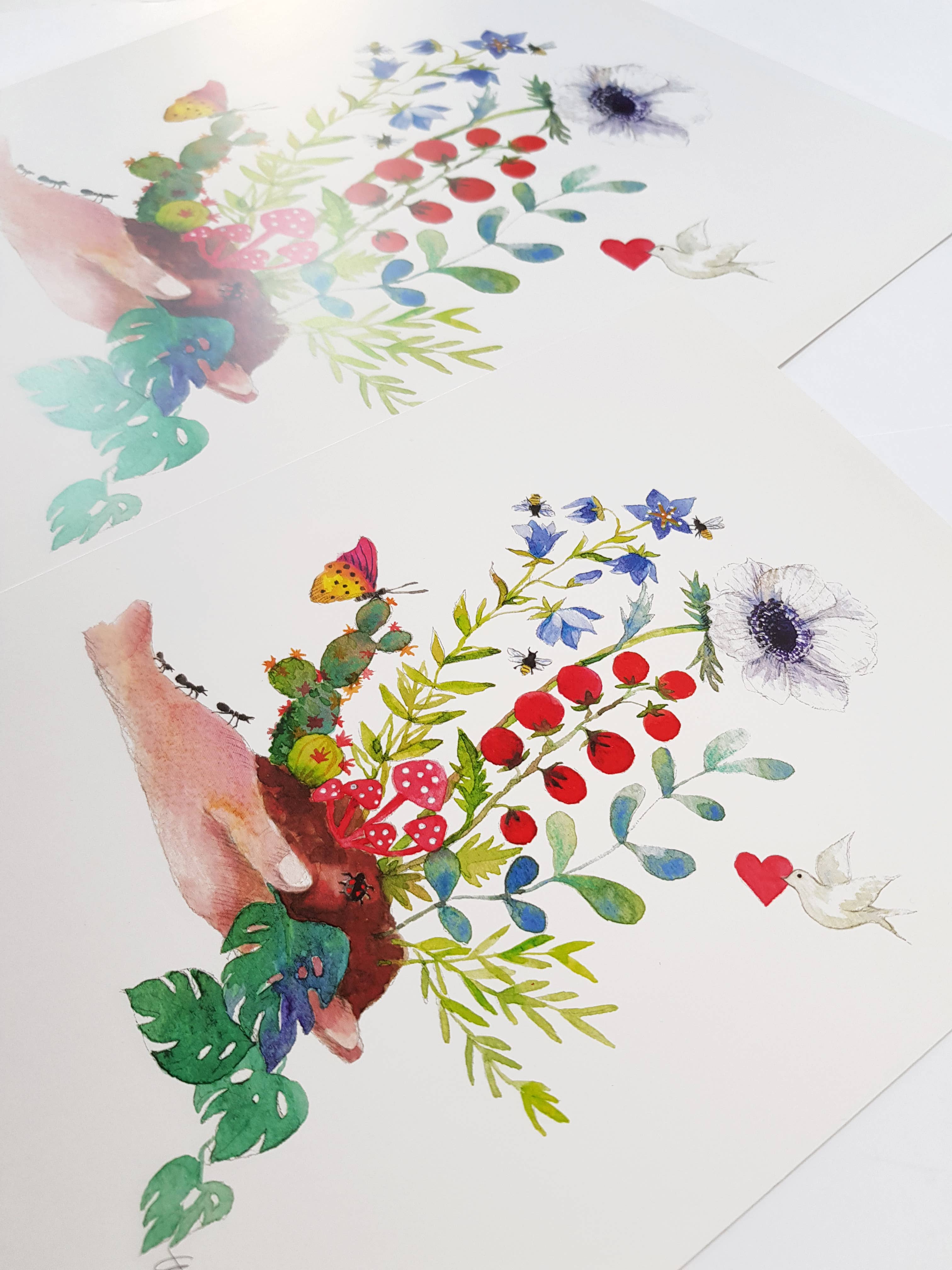 Thévy Guex - Wholesale Poster - Botanical and Nature Watercolor Earth Day Poster1