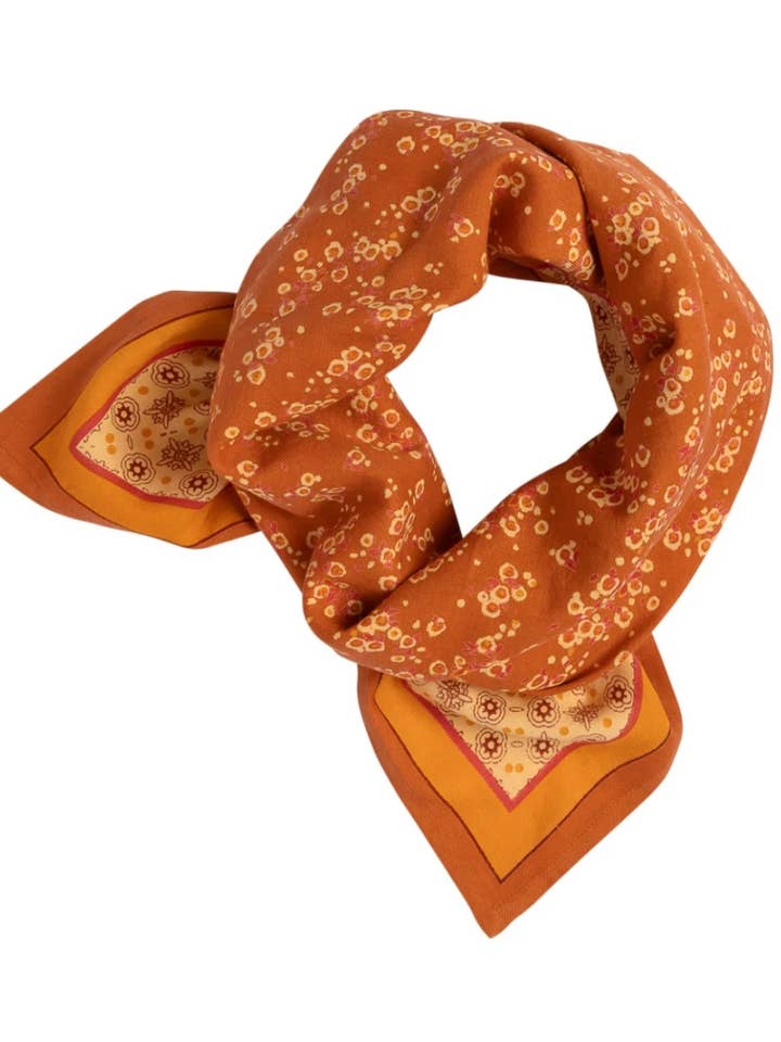 Adults' cotton scarf - Itsi Rust for wholesale by Bindi Atelier