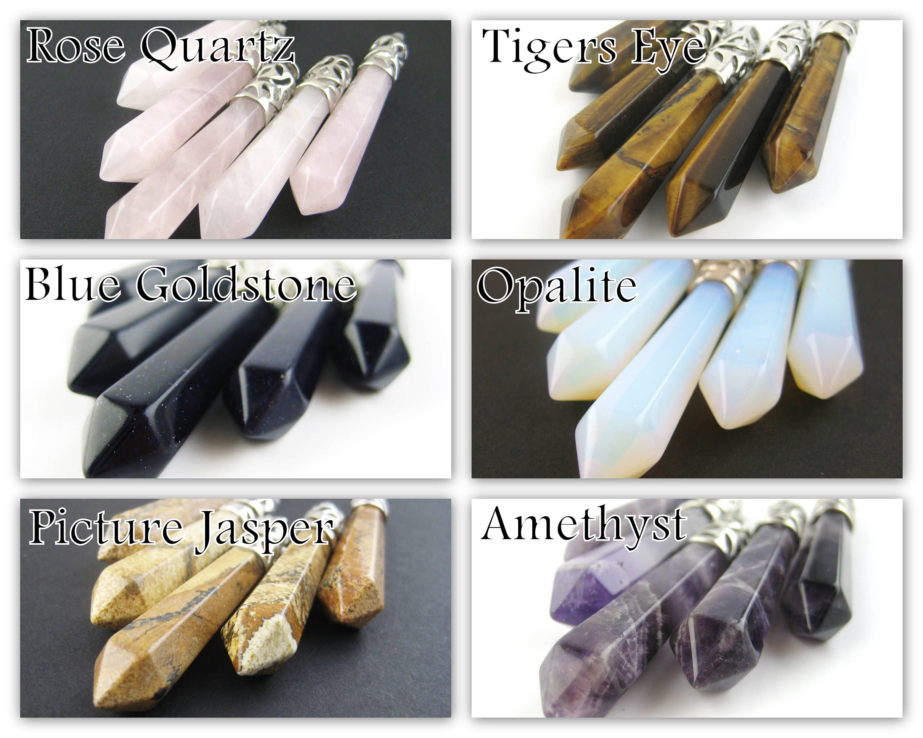 WonderLight Jewelry – Conjunto de ornamentos por atacado – Conjunto de enfeites de Natal com 1 ou 6 cristais de pedras preciosas11