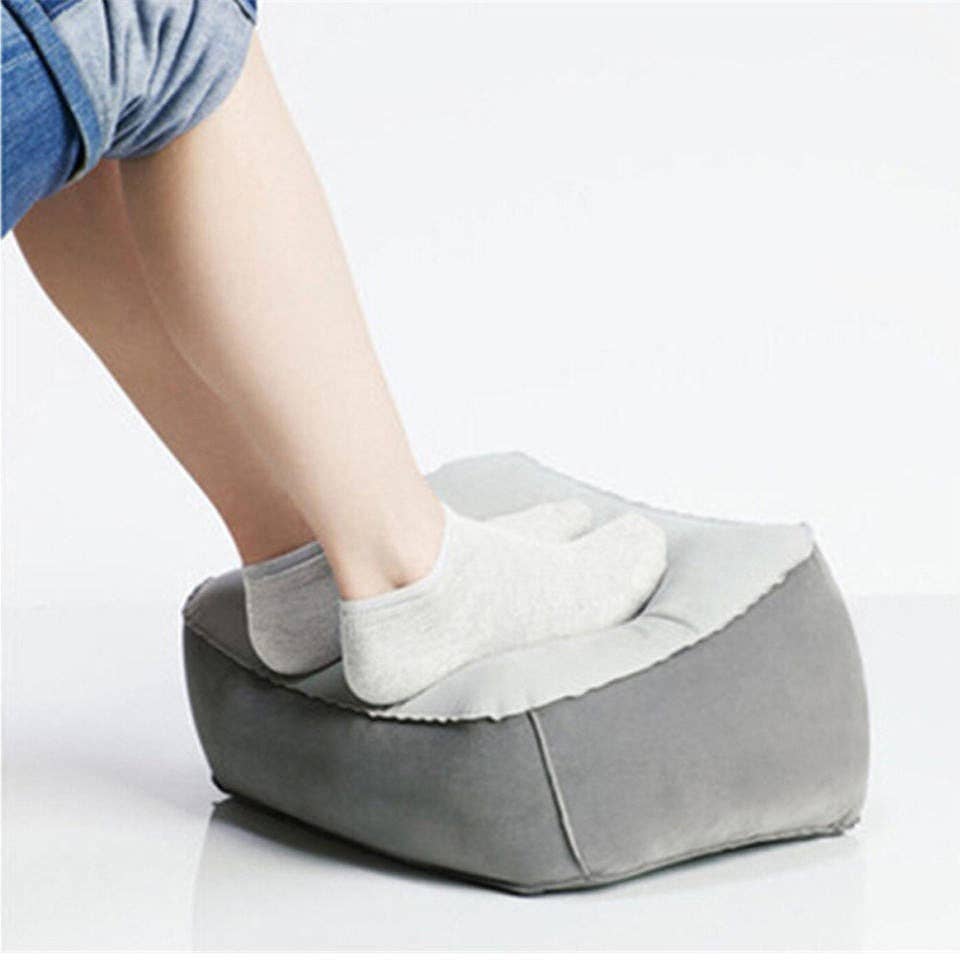 VIGOR – wholesale Lumbar pillow – Travel Soft Flocking Adults Inflatable Foot Rest Pillow(10 P13