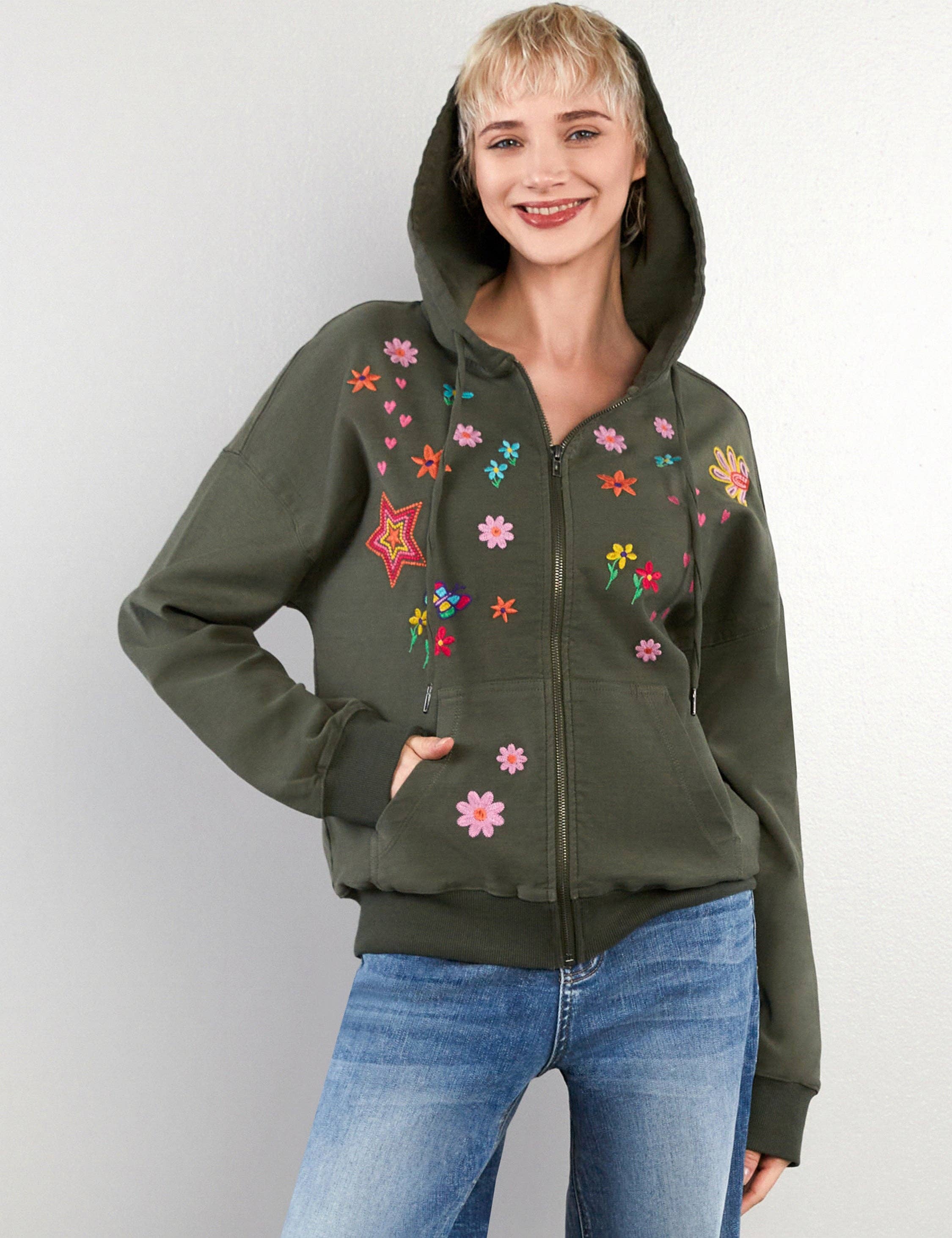 Olive Sketchbook Hoodie for wholesale on Faire0