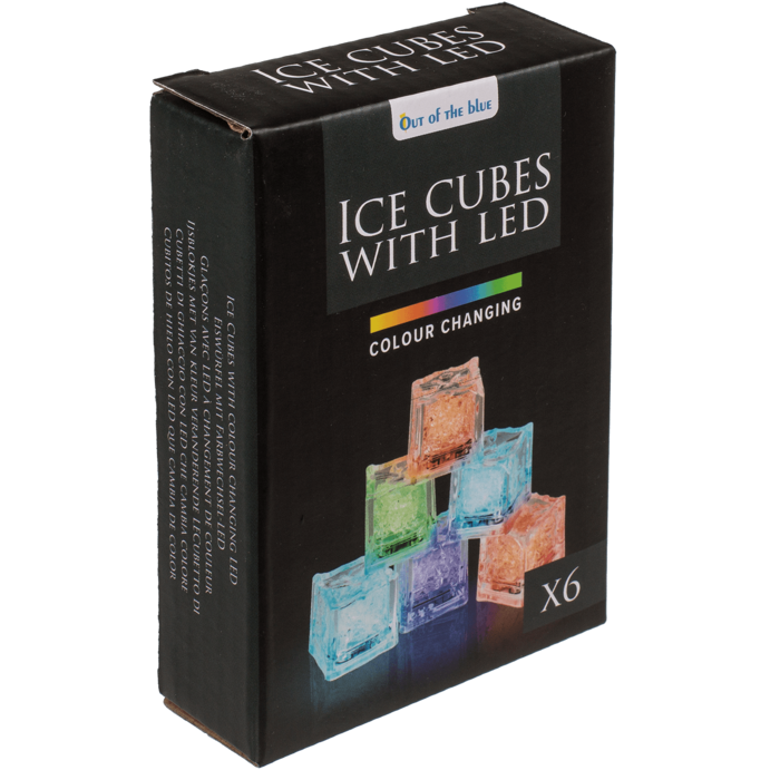 Out of the blue KG - Wholesale Drink Chilling Cubes - Plastic  ice cube with LED, colour changing,2