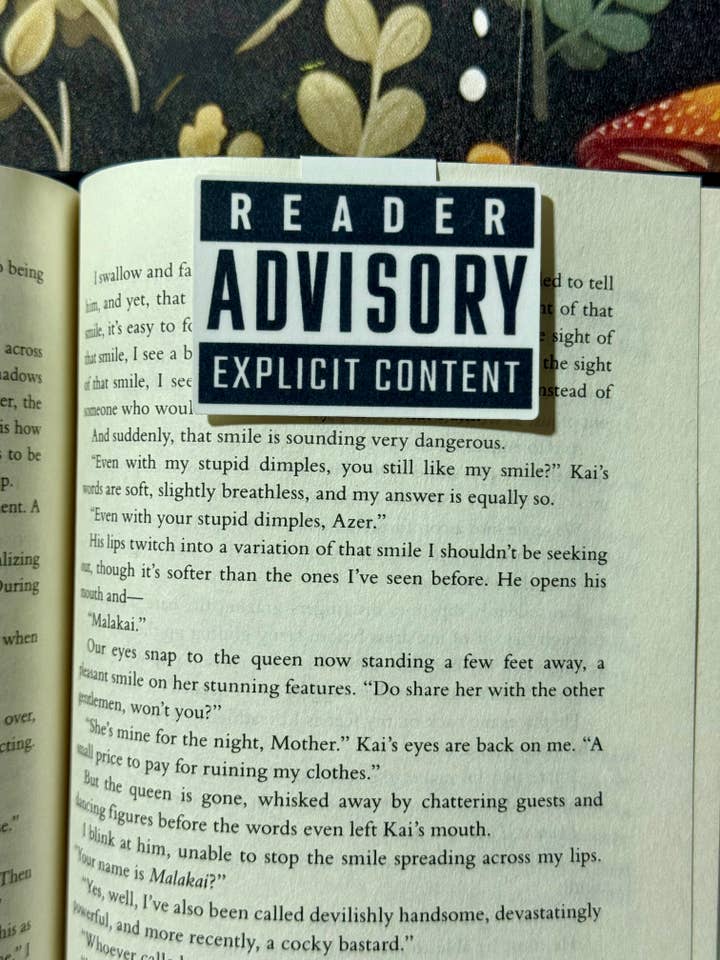 Marque-page magnétique explicite pour la vente par Brinnvill Books