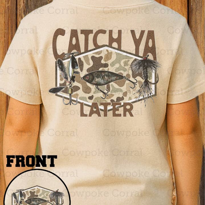 CATCH YA LATER YOUTH TEE for wholesale by Cowpoke Corral