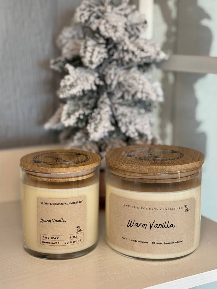 Warm Vanilla for wholesale by Oliver & Company Candles