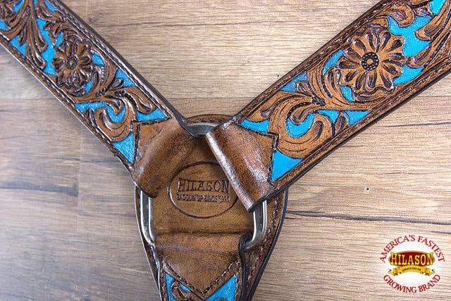 HILASON - Wholesale Horseback Riding Gear - HILASON Western Horse Headstall Breast Collar Set Tack Genuine American Leather | For Horses Headstalls167