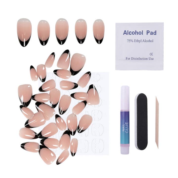 Maniology – Unhas falsas por atacado – Unhas Postiças de Luxo - Amêndoa Curta2