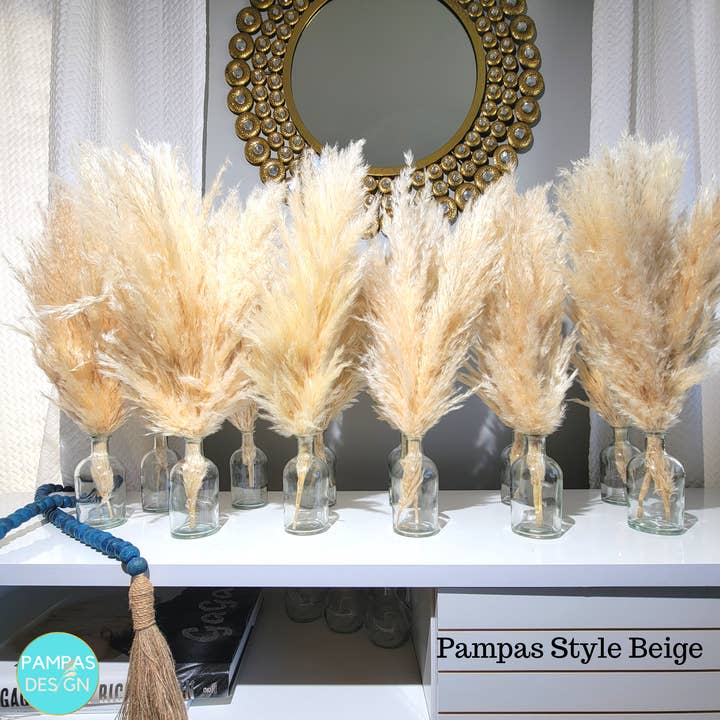 Pampas Grass Centerpieces including Vase for wholesale by Pampas Design