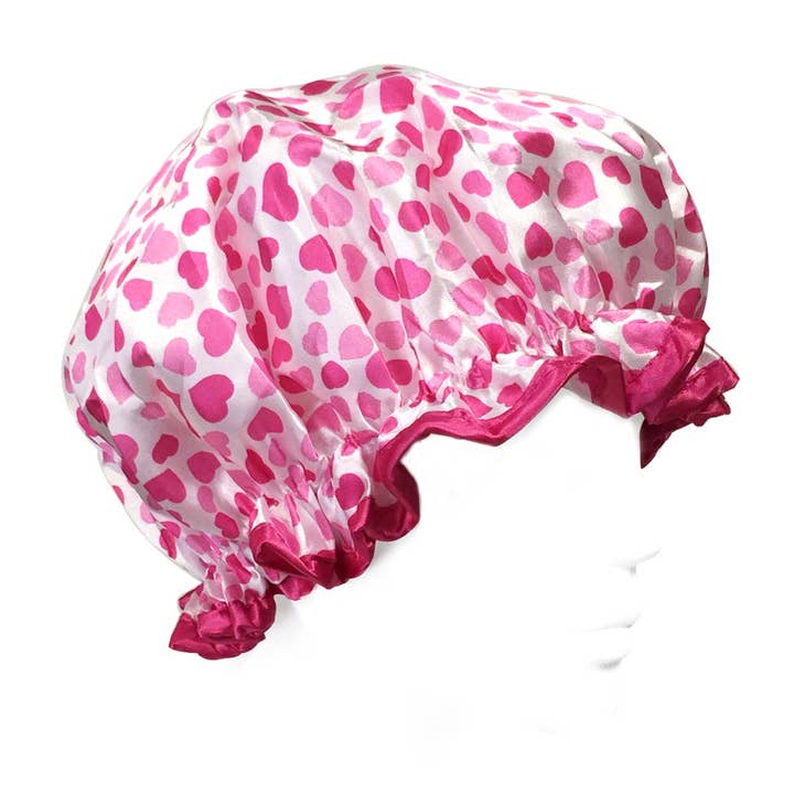 Bonnet de douche en satin tendance Wrapables pour la vente par Wrapables.com