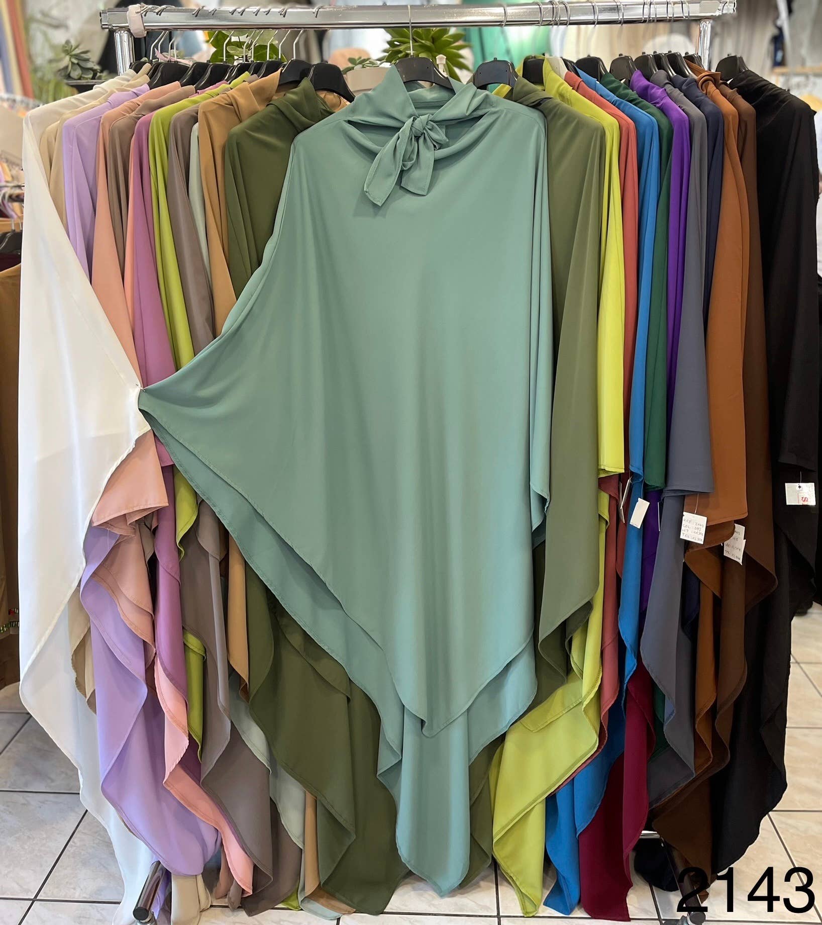 Aawoe Abaya - Vente Hijabs – femme - Khimar Maya Long Pointu - 2143-KH39