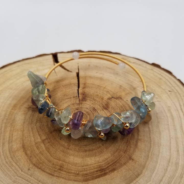 CHAKRA JEWELRY - Vente Bracelet de perles - Bracelets Samsara simples en pierre de cristal1