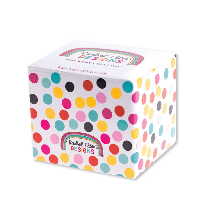 Rachel Ellen Designs - Wholesale Coffee Mug - Boxed Bone China Mug - Cats Meow!