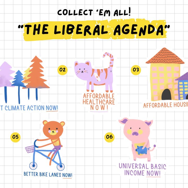 The Colorful Place - Wholesale Sticker - Affordable Housing Sticker | Liberal Gifts | Leftist Stickers
