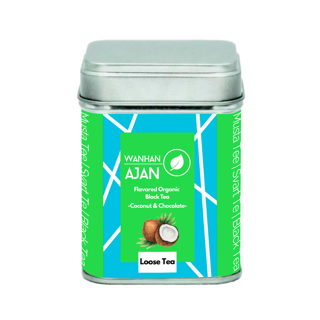 Ihana Luonto Pro - Wholesale Loose Tea - WA Organic Coconut-Chocolate Loose Tea 100g0